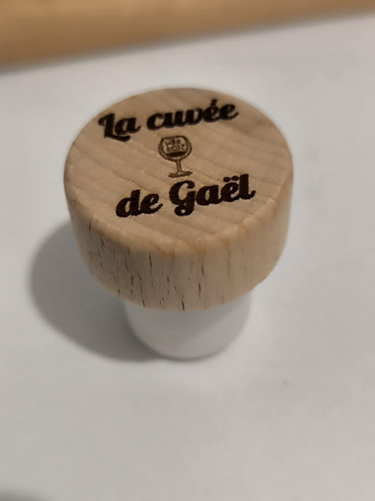 Bouchon de vin en bois