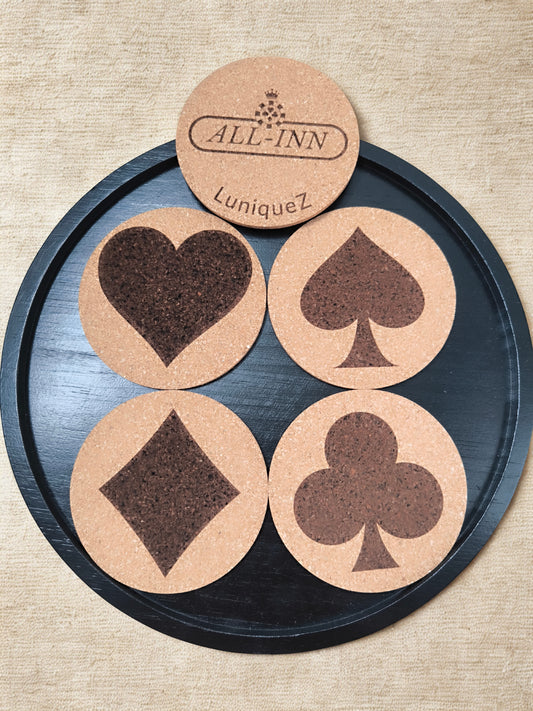 Dessous de verres POKER