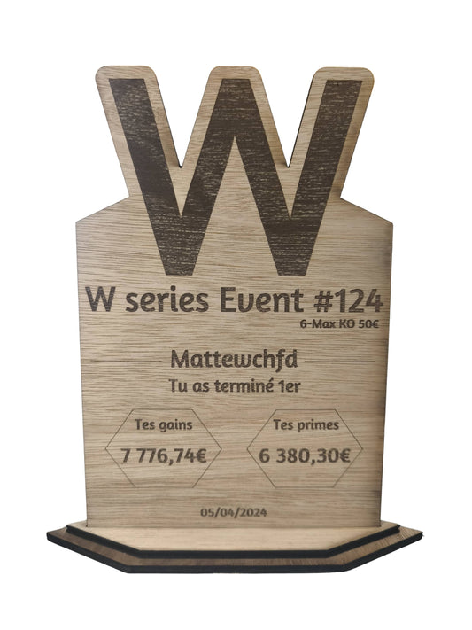 0- Trophée en bois libre